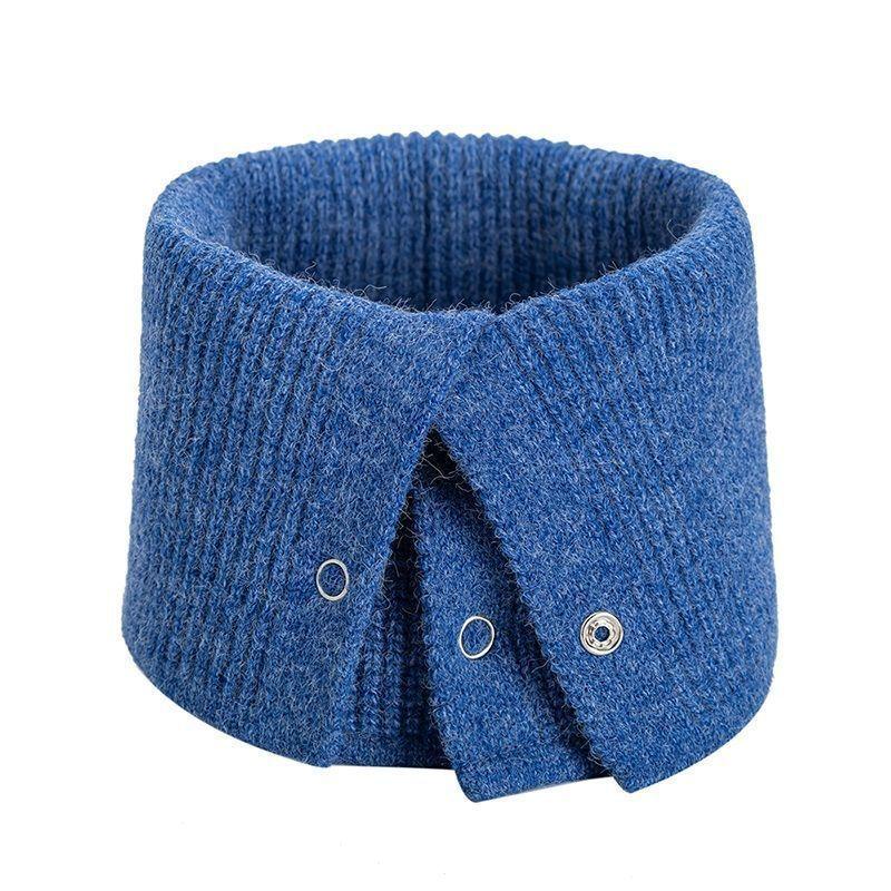New Winter Knitted Warm Ring Scarf for Women Fashion Lady Neck Snood Unisex Wraps Scarves Neckerchief Female Stretch Bufanda