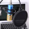 MIC Pop Filter Anti-shake Wind-proof Double-layer Plosives Reduction Condenser MIC Wind Screen for Recording
