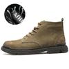 Мужские ботинки из натуральной кожи, осенне-зимние ботильоны для мужской обуви