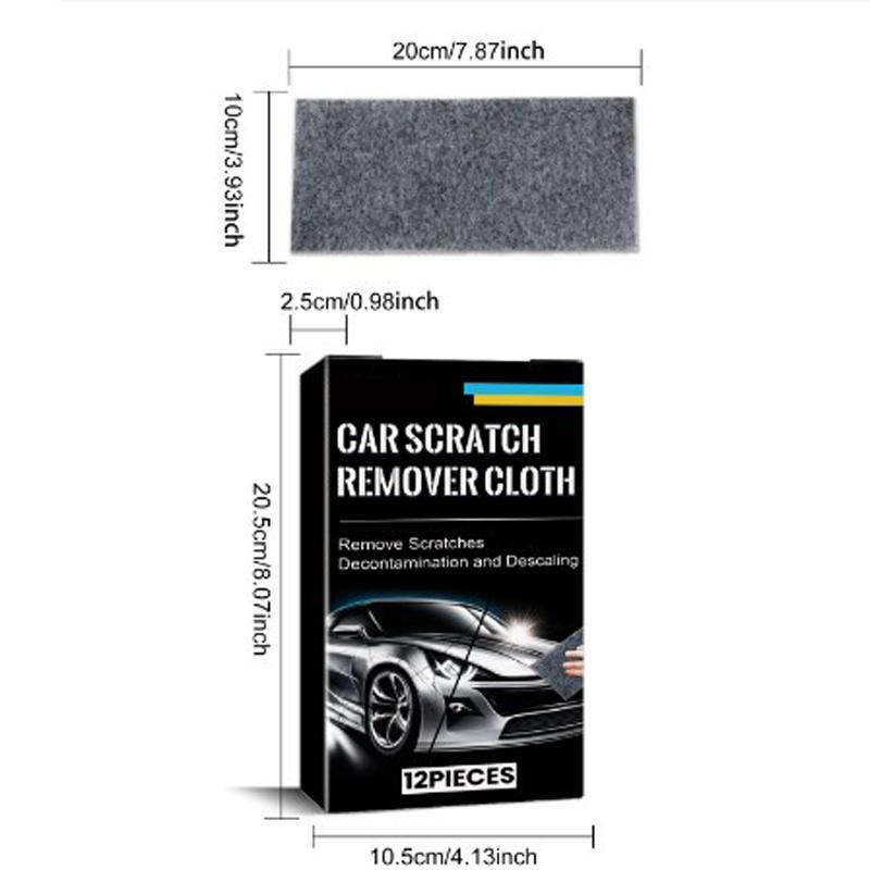 12X Nano Sparkle Car Clothes For Scratchs Nano Magic Scratch Remover Wipes