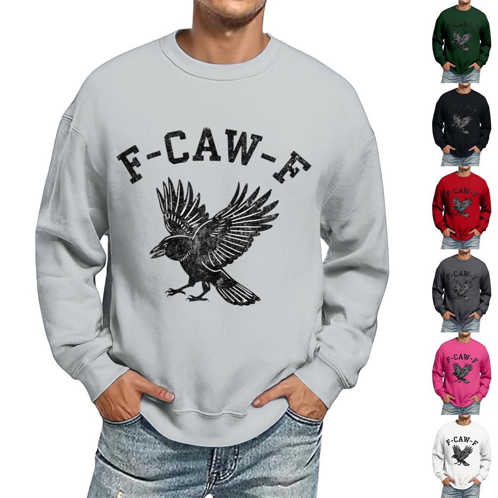 Men's Fashion Casual Printed Short Sleeve Round Neck Pullover Tops