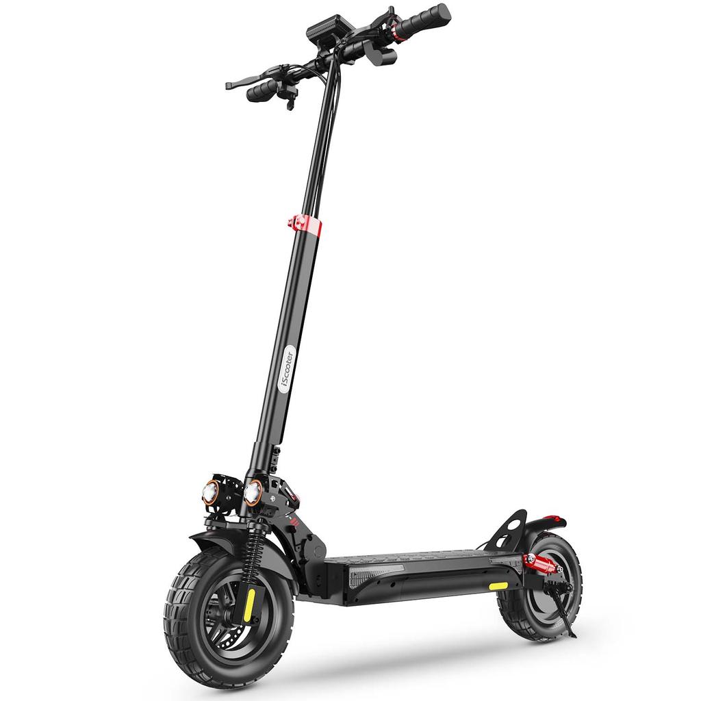 iScooter iX4 800W Electric Dirt Scooter 48V15Ah, 40-45km Range, 10" Off-Road Tires, LCD Display, Full Suspension City E-Scooter for Adults