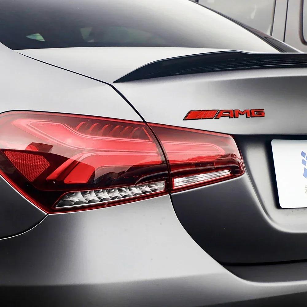 hrmfq5 Car Sticker For Mercedes Benz 1pc 3D ABS Car Rear Trunk Badge Decal Letters Sticker For Mercedes Benz AMG A B C E G CLA C63 C63S