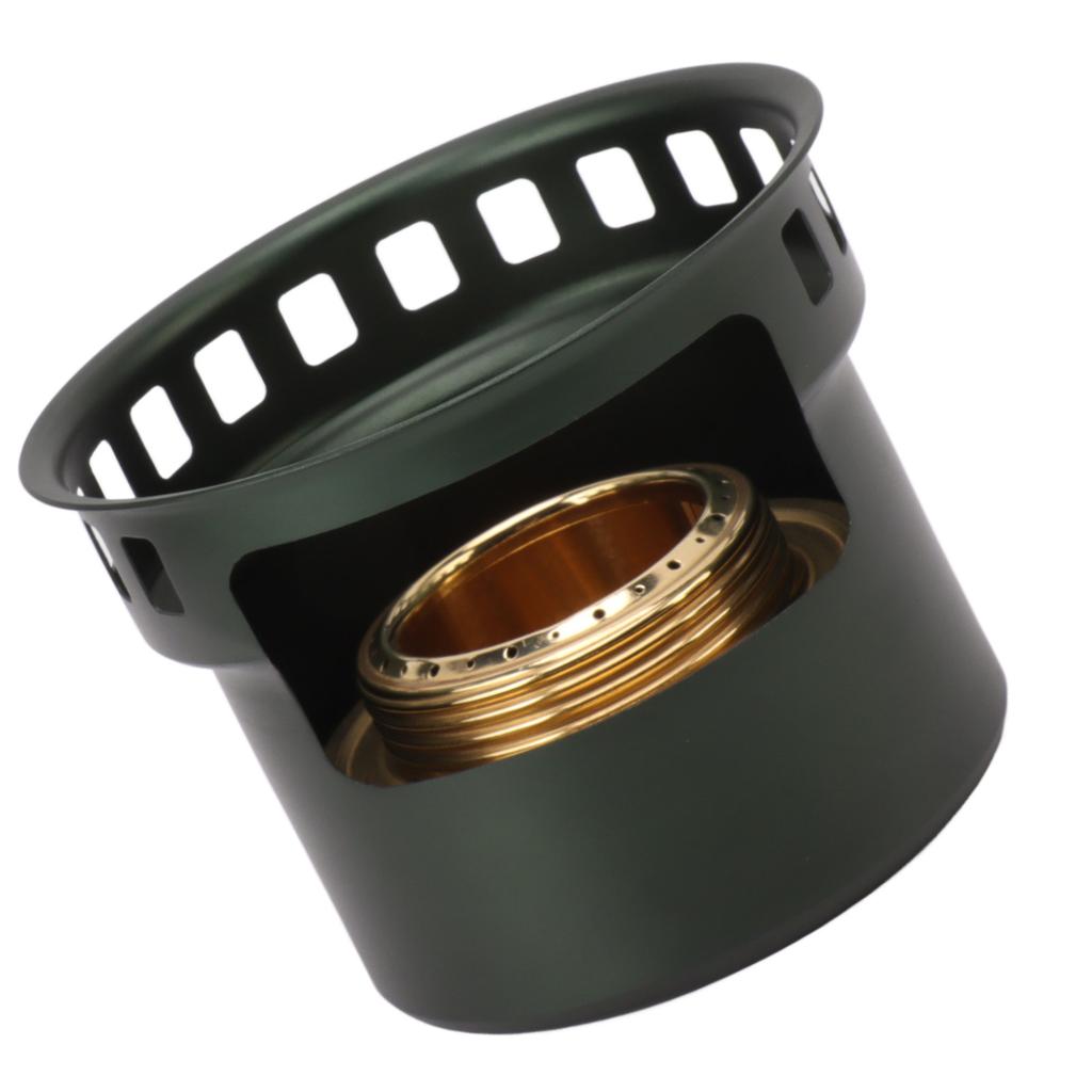 Спиртовая горелка медная ветрозащитная портативная алюминиевая сплавная спиртовая походная горелка для кемпинга