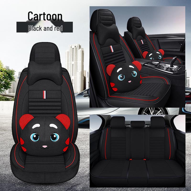 Winning Taurus Maverick Everest Buckwheat Hull Car Seat Cushion: Universal, Health-Focused, Cartoon Design for All Seasons