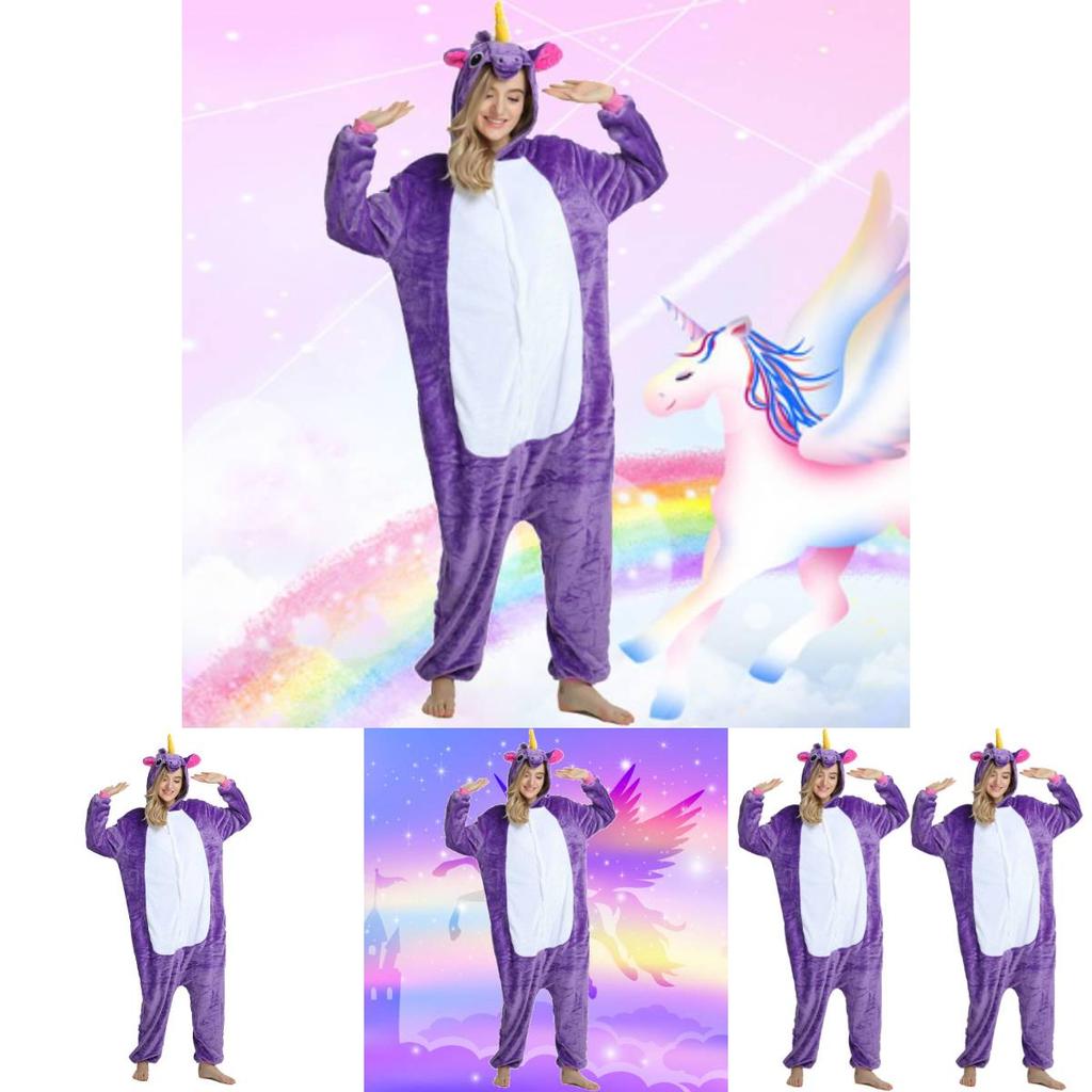 Unicorn Pajama Onesie For Women With Thick Polyester Fabric For Cozy Home Wear
