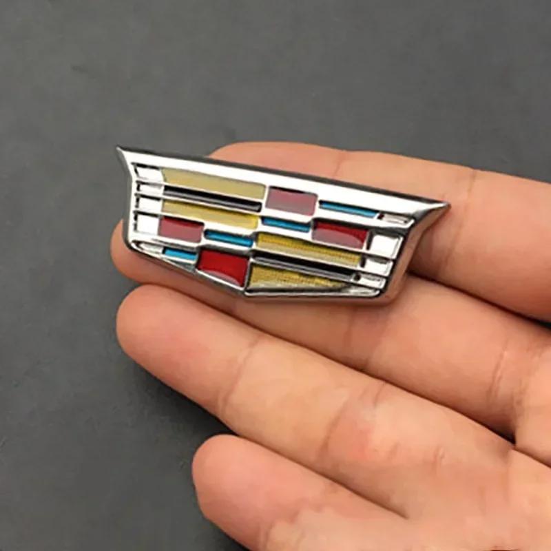 Metal Car Sticker Front Rear Side Emblem Badge for Cadillac ATS BLS CT4 CT6 CTS ESCALADE STS XLR XT4 XT5 XTS SLS Accessories