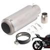 Slip On Exhaust Motorcycle Stainless Steel Slip-On Exhaust 51mm/60mm Universal Exhaust Pipe Replacement For Dirt Bike Street
