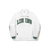 Li Ning Skateboard Series Color Block Letter Logo Polo Neck Sports Long Sleeve Jacket Men Jackets Standard-White AFDT741-3