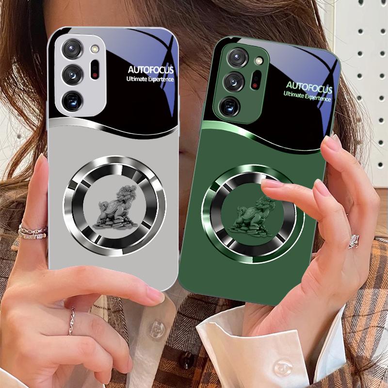 Золотой Лев Черный Для Samsung Galaxy Note 8 9 10 PRO 20 Ultra A01 02 03 Core 04E 4G 12 13 5G Закаленное Стекло Чехол для Телефона