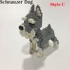 Micro Particle Building Block Puzzle Assembly Toy Diamond Block Dachshund Dog Pets DIY Building Toy Children Gift Educational Assembly Bricks