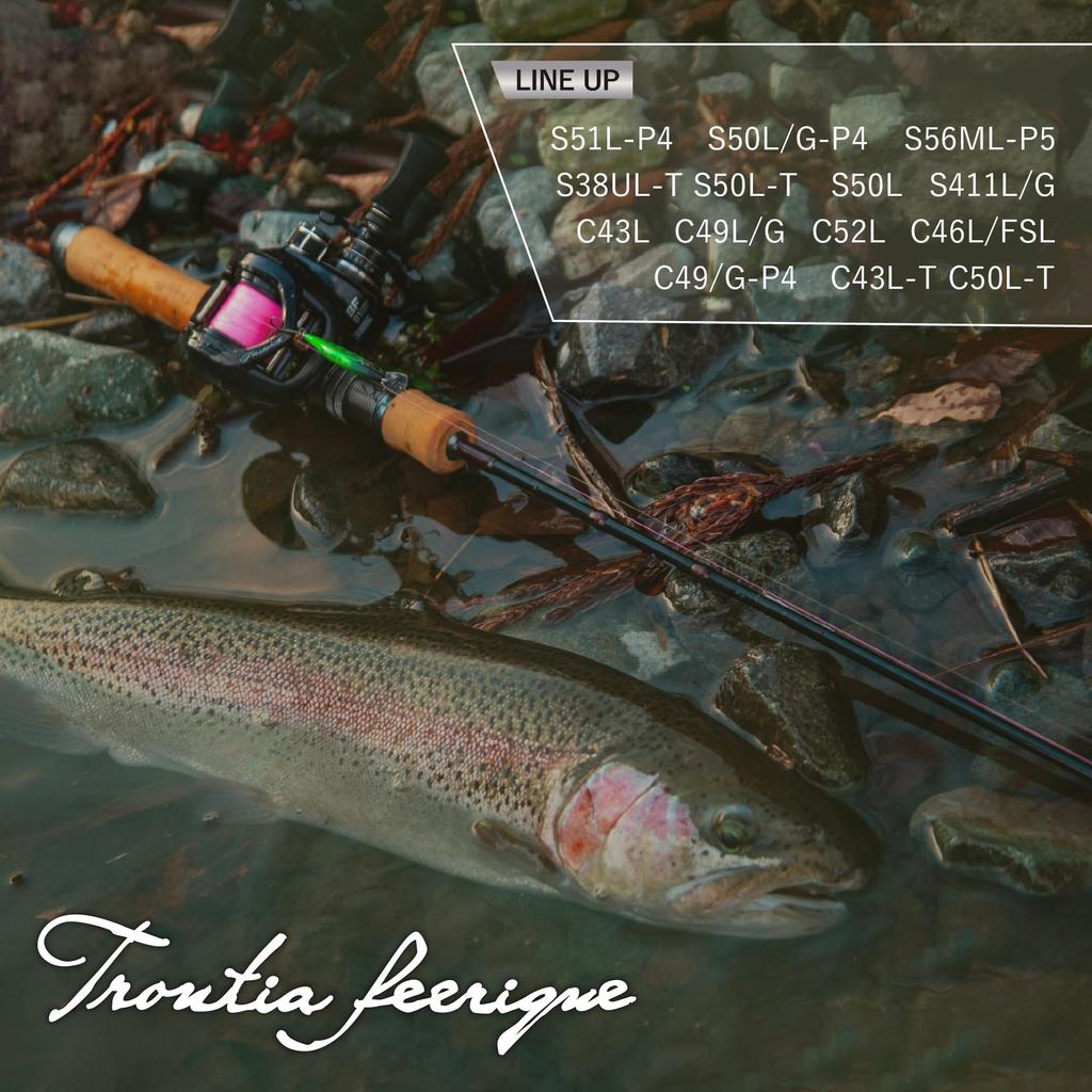 tailwalk Удилище для ловли форели на природе Troutia feerique S411L/G