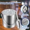 2L Large Capacity Stainless Steel Ice Cube Bucket Double Wall Insulated Ice Bucket Ice Bucket Container