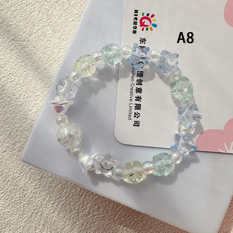 Ins браслет из бисера ручной работы милый мягкий милый студентка ручная строка