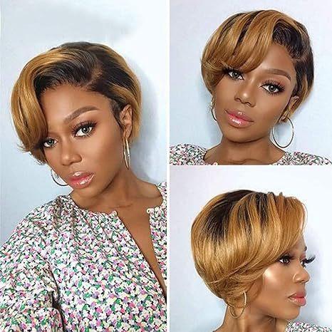 Front Lace Partial Short Hair Curly Hair Women's Fashion Network High Temperature Silk Short Curly Hair Wig Headgear