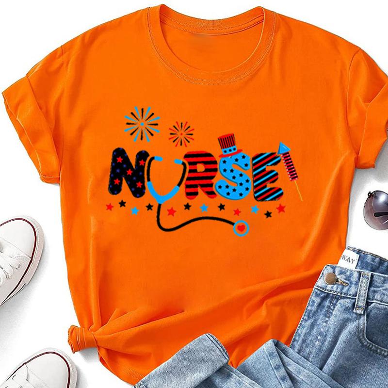 Женские футболки с принтом медсестры, летняя футболка с короткими рукавами для девочек, Ullzang Harajuku, футболка для дня медсестры для женщин, забавная футболка для медсестры