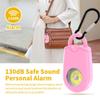 Super Bright LED Self Defense Alarm 130dB Safety Sound Anti-wolf Device Girl Child Women Outdoor Distress Protect Defense Alarm