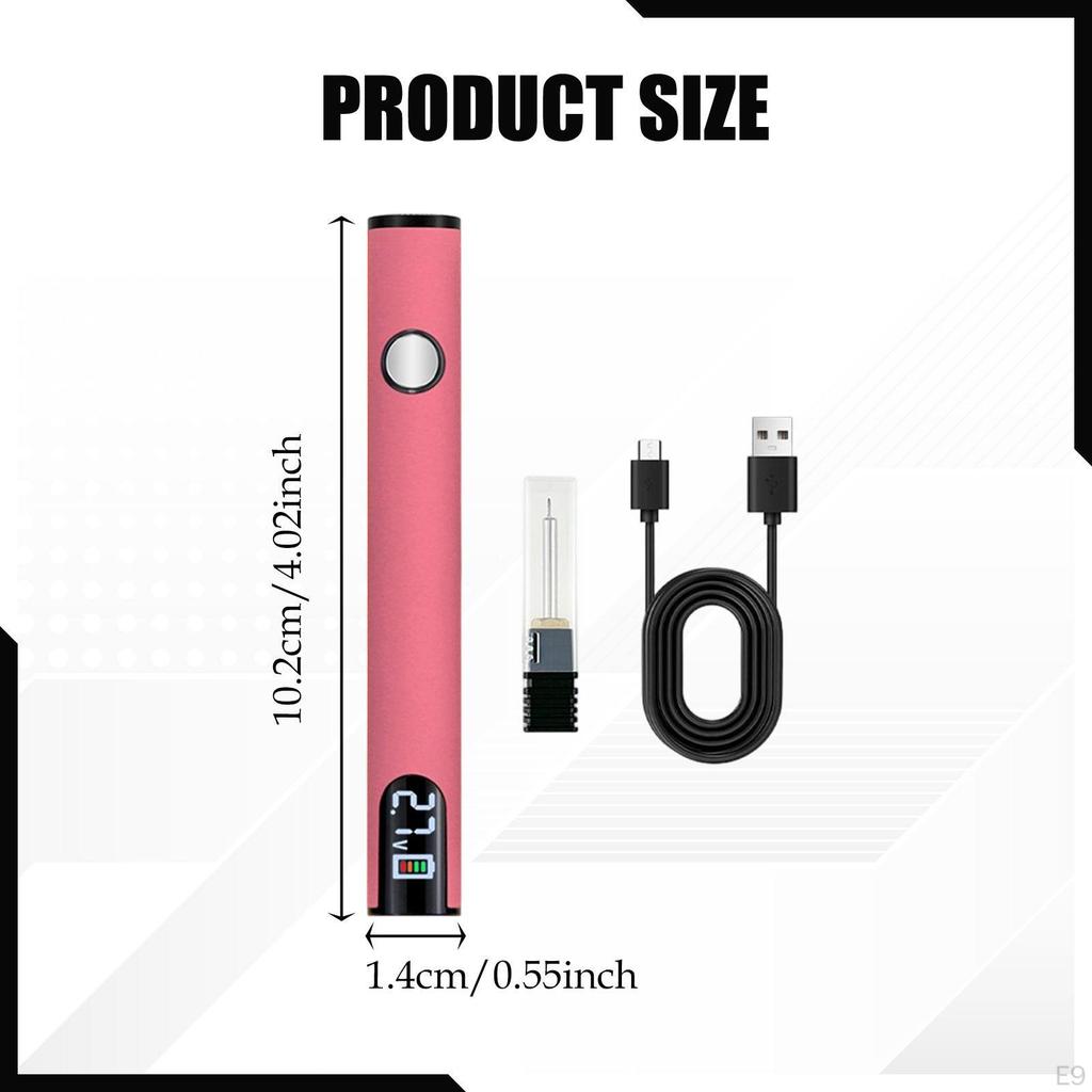 Набор паяльника Аккумулятор Ручка 650 мАч Резьба 510 Портативный Беспроводной USB для ремонта