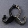 European Industrial Style Cast Iron Coat Hook - Retro Wrought Iron Door Hook Decoration.