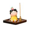 Traditional Cartoon Girl Incense Burner Creative Cute Sticks Incense Tray  Housewarming Gift