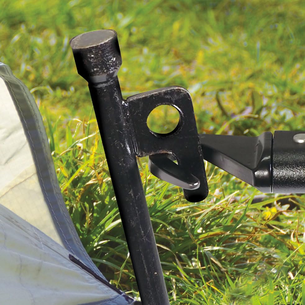 montagna 3WAY hammer peg remover black W11 x D4 x H31cm 4554 (hammer shovel) approx.