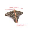 10PCS NAIERDI Luggage Case Box Corners Brackets Decorative Corner Furniture Protector Parts