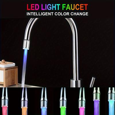 Температурно-чувствительный градиентный светодиодный кран с подсветкой, цвет струи воды, меняющий кран, кран для раковины для кухни и ванной комнаты