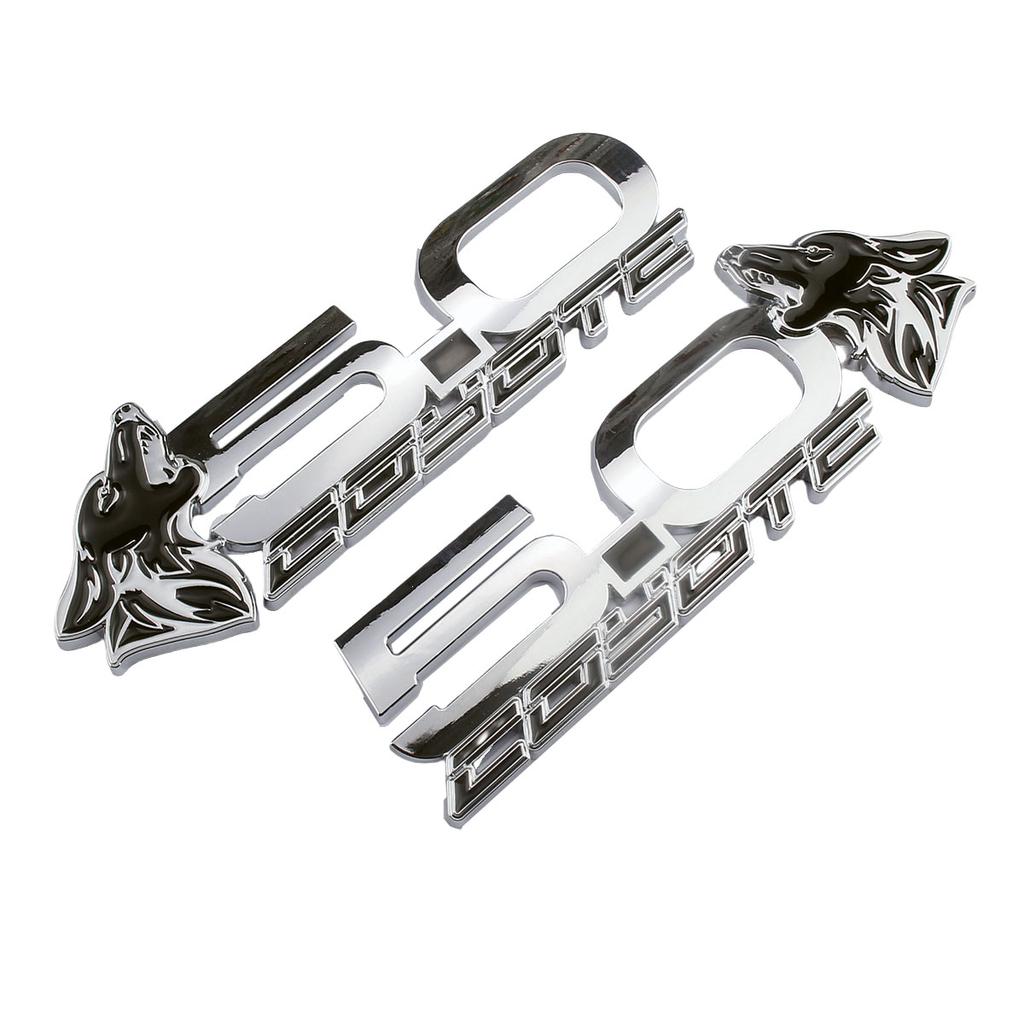 1 пара Новые 3D Металлические 5.0 Coyote Mach Логотип Значок Эмблема Наклейки Наклейка Для Mustang Dark Horse Shelby GT GT350 GT500 Аксессуары