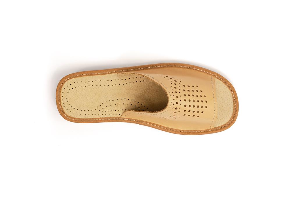 Top quality leather slippers, Grade A+, men's slippers 46