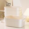 Household Plastic Rectangular Storage Box for Cosmetics, Snacks & Sundries