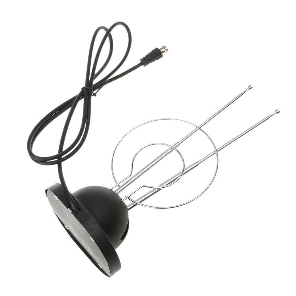 Receive 45-860 MHZ Receiver VHF UHF Signal TV Antenna Rabbit Ear Antenna Indoor Antenna TV Aerial