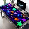Neon Stars Xl Gaming Mouse Pad Nonslip Rubber Base Stitched Edge Waterproof Desk Mat For Pc Laptop Gamer Office Computer Accessories C929499