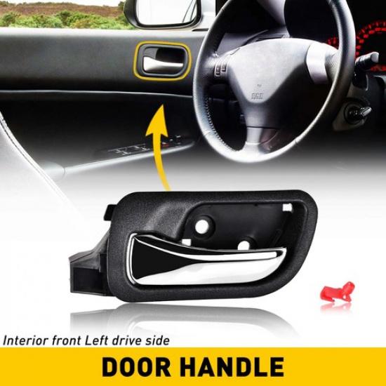 Front Taupe Ide Door Driver Handle Side LH 03-07 Fit Fit Left Accord Sedan