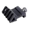 Tactical Quick Release 45 Degree Offset Side Rail Mount for 20mm Picatinny Rail Mount Base With Thumb Screw.