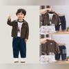 Kids Casual Long-Sleeve Set, Comfortable Daily Wear Outfits