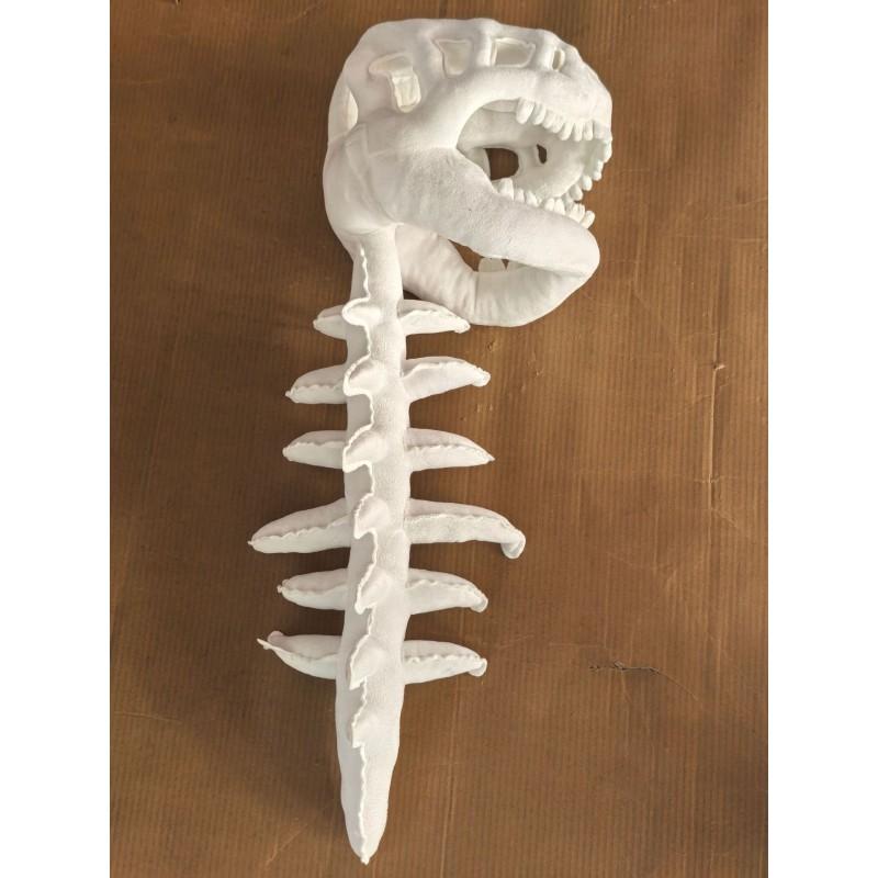 Dinosaur Skeleton Hood Plush Costume Hat Cosplay Party Adult Fancy Dress Fun Prop