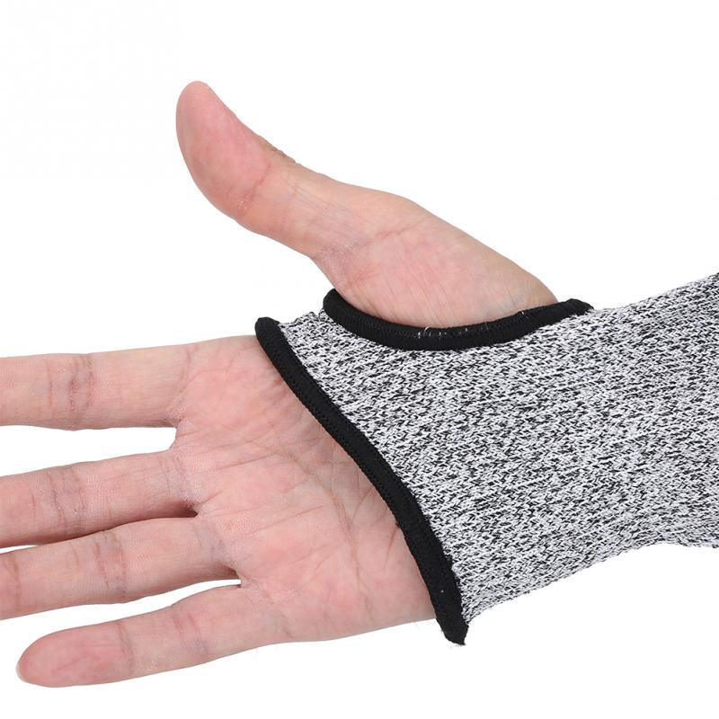Cut Resistant Protective Arm Sleeve Wrist Guard Glove for Clambing Hunting