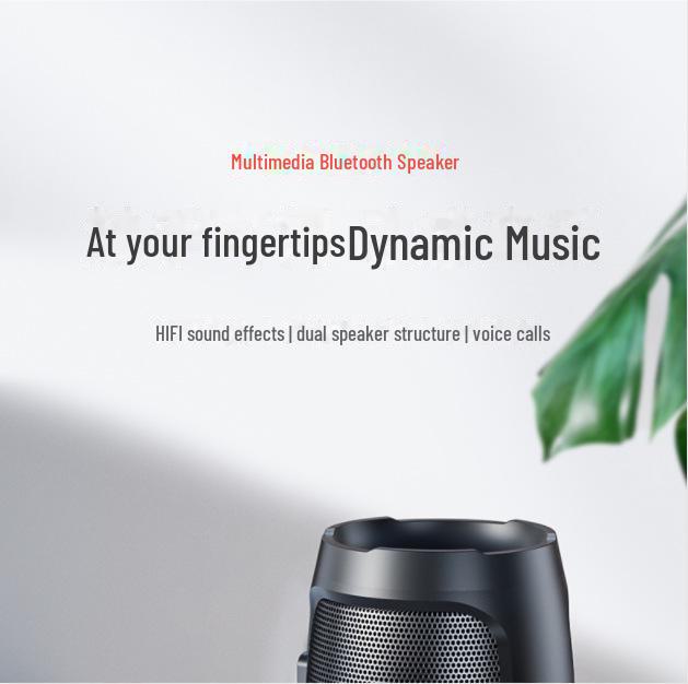 Bluetooth-динамик MiniE3 J007: Двойная диафрагма, USB-карта, система впрыска масла класса А, мини-сабвуфер.