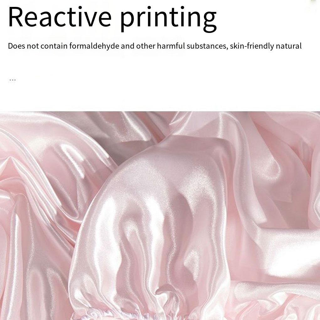 Breathable Solid Color Satin Sheets Machine Washable Comfortable Durable Satin Flat Sheet Waterproof