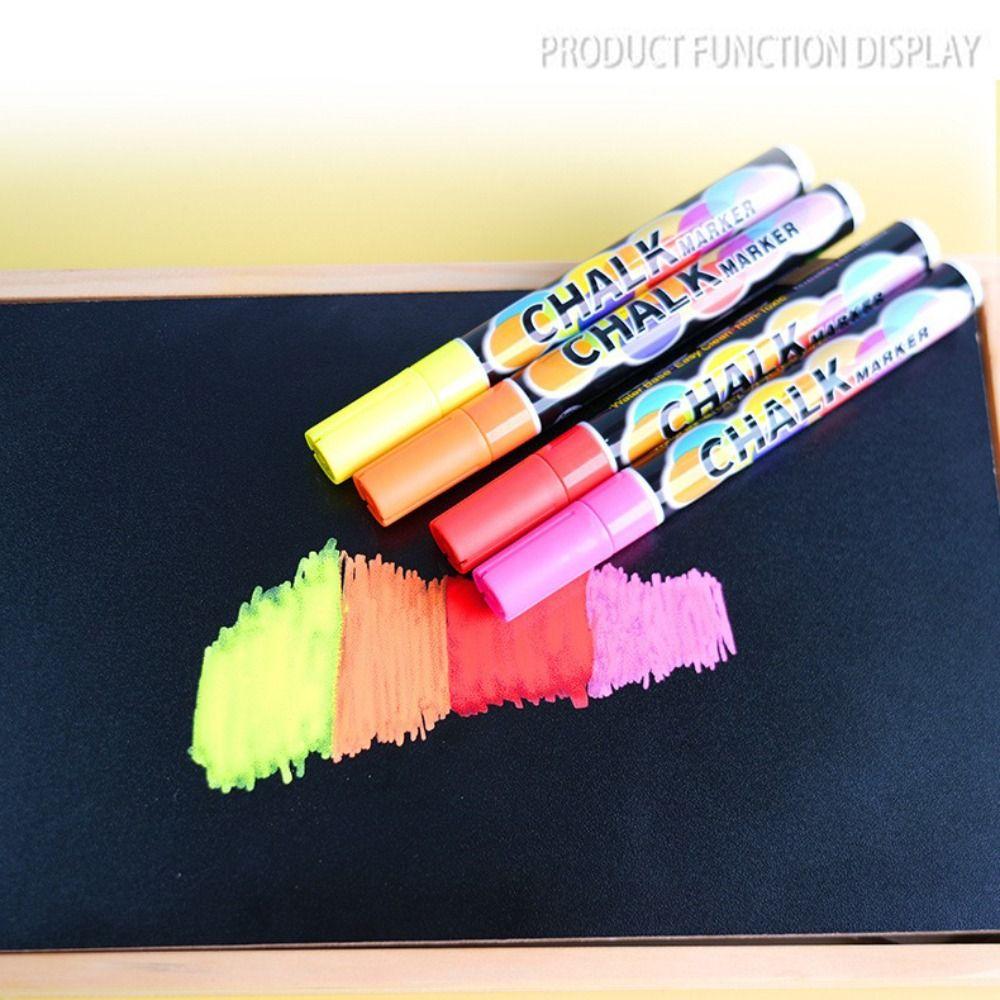 Стираемый жидкий меловой маркер Водорастворимая флуоресцентная ручка Портативная детская художественная ручка Керамика