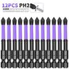 65mm Anti-Slip Magnetic PH2 Phillips Screwdriver Bit Set with High Durability and Hardness