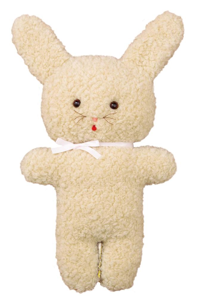 Hamanaka DIY Fluffy Plush Hum Beige Kit Dress-Up Toy, Bunny, H481-500,