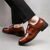 New Britain Gentleman Черные Коричневые Однотонные Туфли-Лоферы На Шнуровке для Мужчин Повседневные Лоферы Деловая Формальная Обувь Zapatos Hombre
