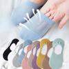 Women's Silicone Anti-slip, Non-shedding, Thin Solid Color Invisible Socks, Women's Short Socks, Shallow Mesh Breathable Socks