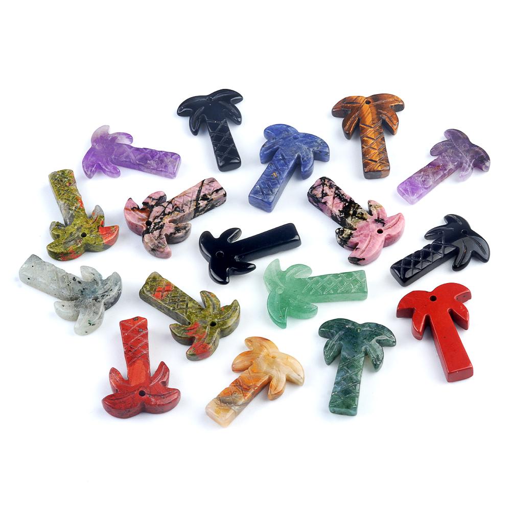 Кулон из розового кварца, натуральный камень, в форме кокоса, небольшой кулон для самостоятельного изготовления ювелирных изделий, сережек, ожерелья, браслета, аксессуаров