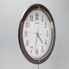 Seiko Clock Wall Clock Radio Analog Brown Metallic KX217B