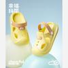 Детские удобные сандалии в стиле Crocs для пляжа, бассейна, игр на свежем воздухе, мягкие слипоны пастельных цветов