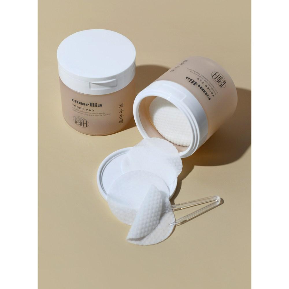 Lamellin Camellia Toner Pad 140ml, 1 pack, 70 sheets