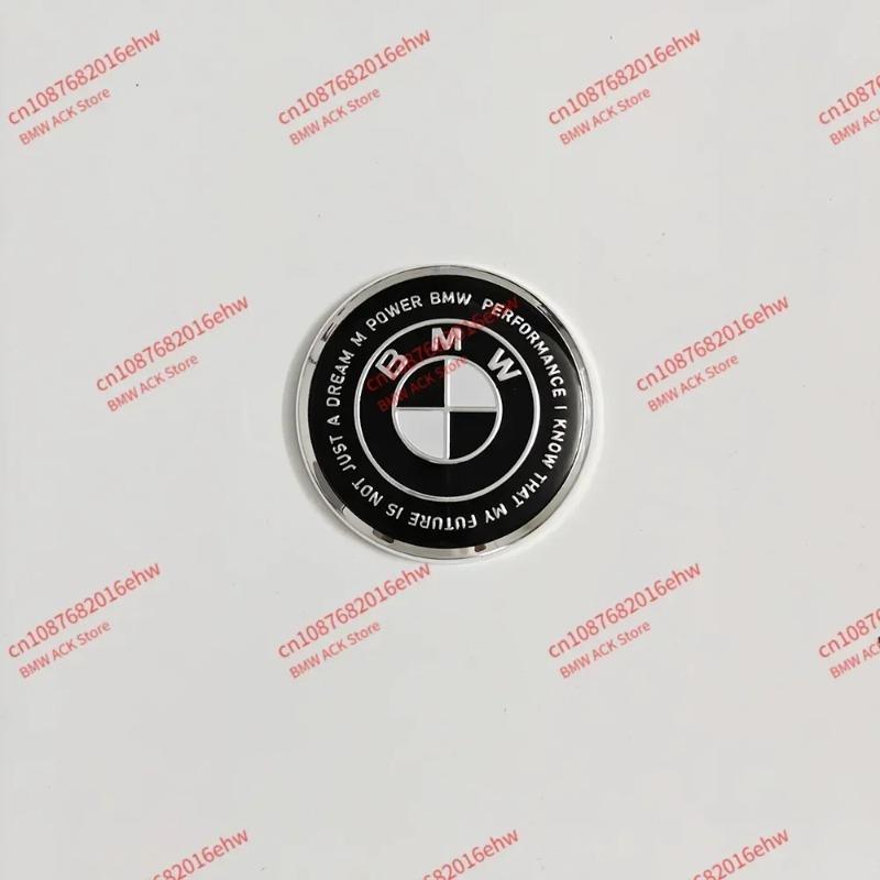 1Pcs 45mm Car Steering Wheel Badge Emblem Stickers For BMW E36 E46 E53 E90 E60 E61 E93 E87 X1 X3 X5 X6 F30 F20 F10 Accessories