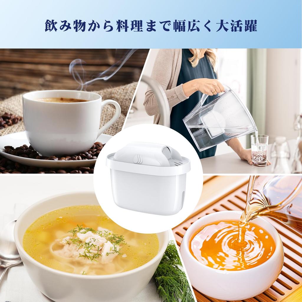 Water Purification Pot Cartridge Water Purifier Filter Cartridge High Removal Set of 10 [BRITA MAXTRA]